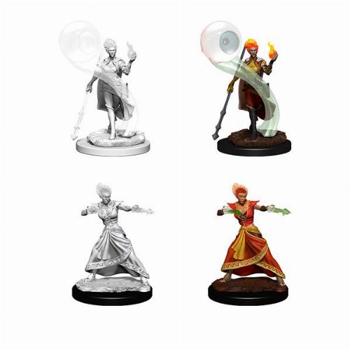 D&D Nolzur's Marvelous Miniatures - 2x Fire Genasi
Female Wizard