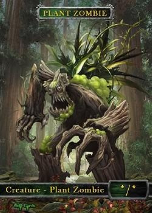 Plant Zombie Token (Black */*)