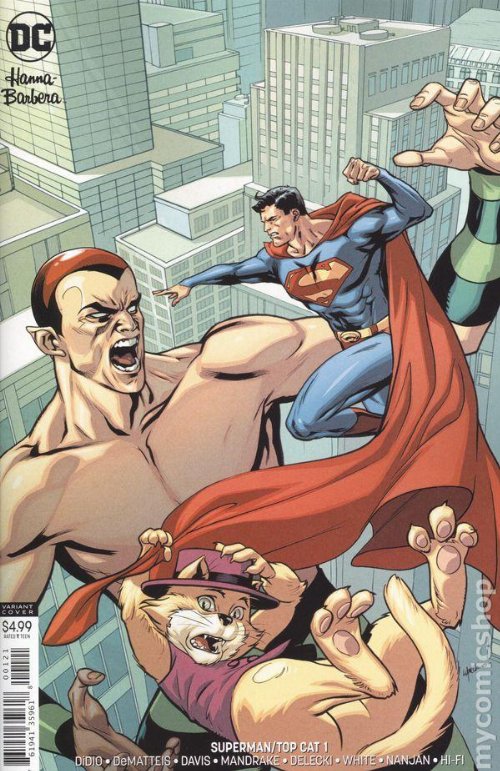 Τεύχος Κόμικ Superman Top Cat Special #1 Variant
Cover