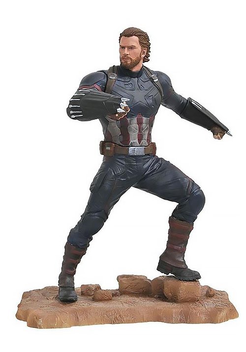 Marvel Gallery - Avengers Infinity War Captain
America Statue Figure (23cm)