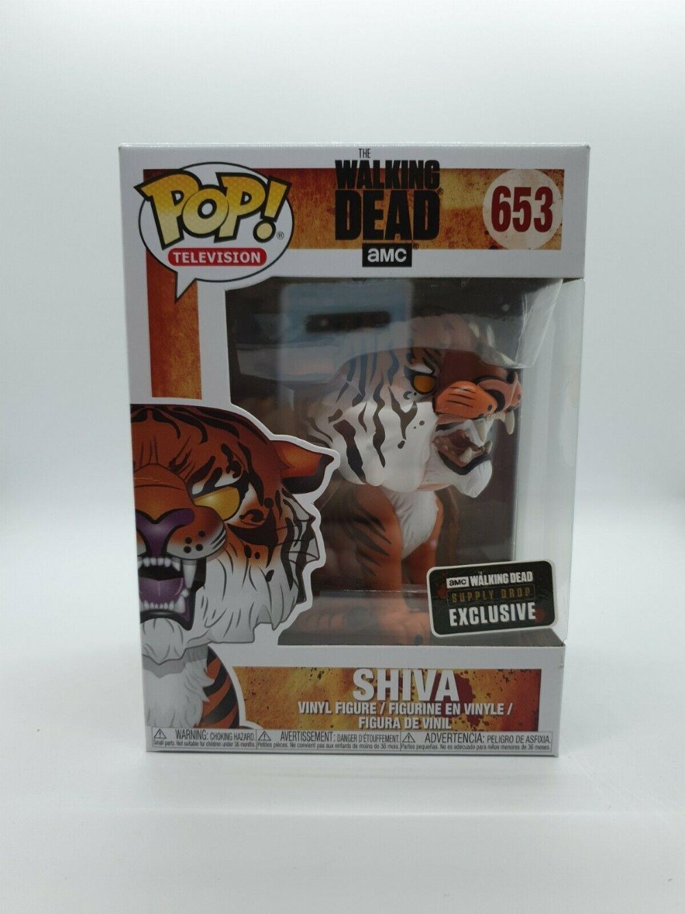 FUNKO POP TELEVISION THE WALKING DEAD #653 SHIVA VINYL FIGURE~FAST