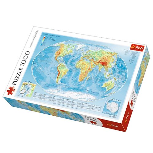 Παζλ 1000 κομμάτια - Physical Map of the
World