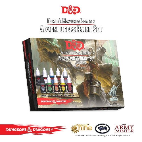 The Army Painter - D&D Nolzur's Marvelous
Pigments: Adventurers Paint Set (Περιέχει 12 Hobby
Supplies)