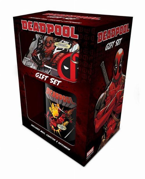 Σετ Δώρου Deadpool - Merc with a Mouth Gift Set (Mug,
Keychain & Coaster)