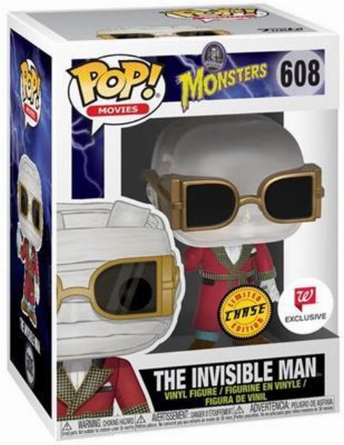 Φιγούρα Funko POP! Universal Monsters - The Invisible
Man (Transluscent) #608 (Walgreen Exclusive Chase)