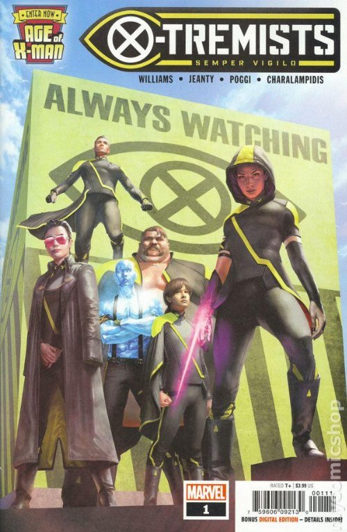 Τεύχος Κόμικ Age of X-Man: X-Tremists #1 (Of
5)