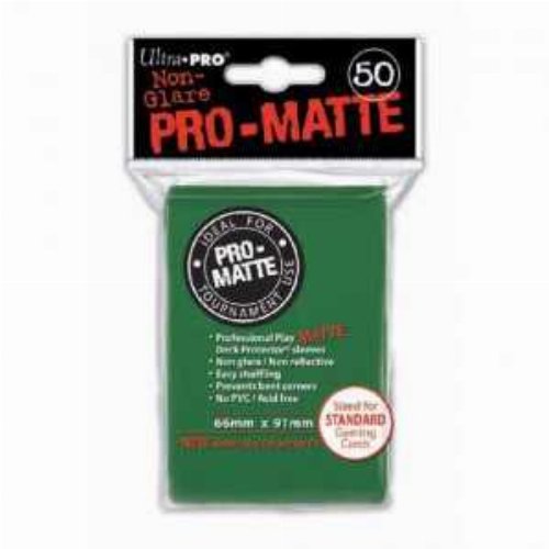 Ultra Pro Card Sleeves Standard Size 50ct - Pro-Matte
Green