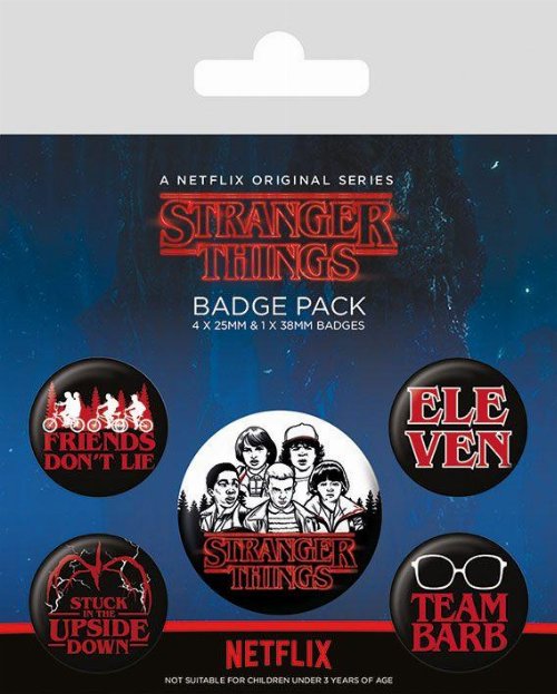 Stranger Things - Characters 5-Pack Pin
Badges