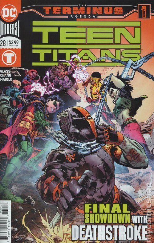 Τεύχος Κόμικ Teen Titans #28 (The Terminus Agenda Part
1)