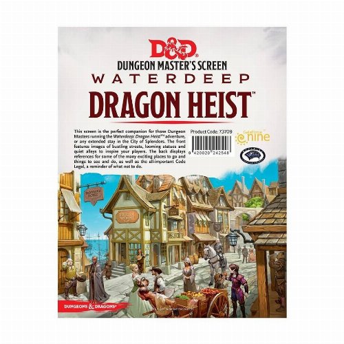 D&D 5th Ed - Dungeon Master's Screen Waterdeep
Dragon Heist