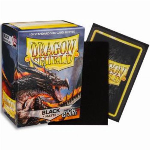 Dragon Shield Sleeves Standard Size - Non Glare Matte
Black (100 Sleeves)