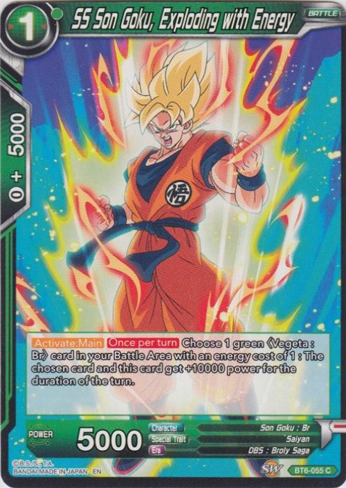 SS Son Goku, Exploding with Energy (Version 1 -
Common)