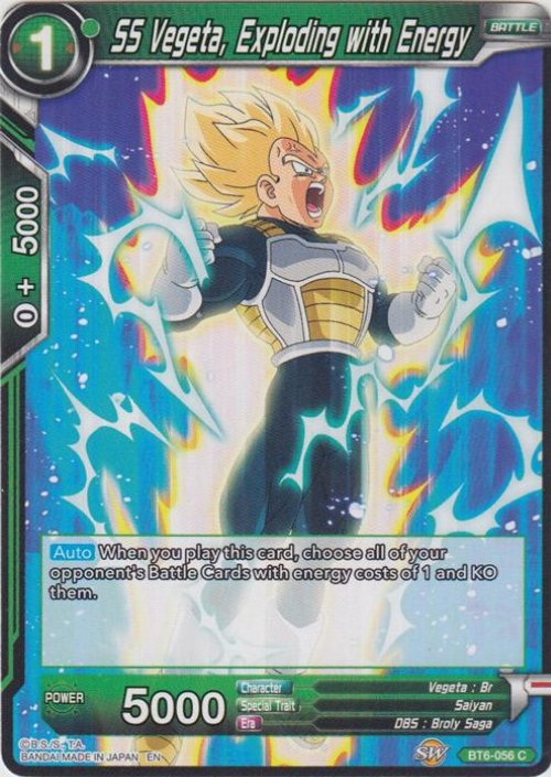 SS Vegeta, Exploding with Energy (Version 1 -
Common)