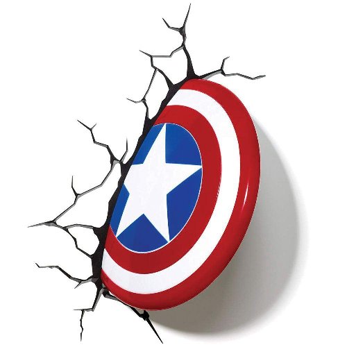 Marvel - Captain America Shield 3D Led
Light