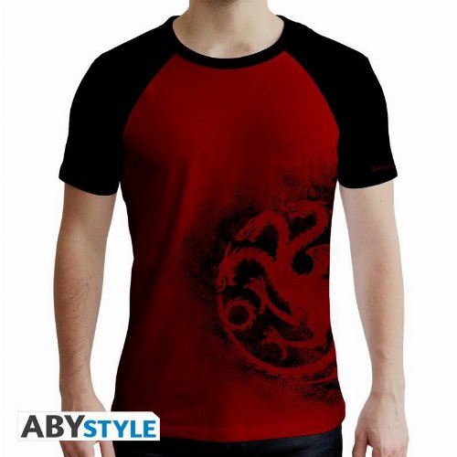 Game of Thrones - Targaryen "Fire and Blood" Red &
Black T-shirt (XL)