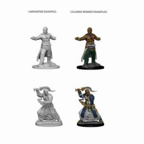 Pathfinder Deep Cuts Miniatures - 2x Human Male
Monk