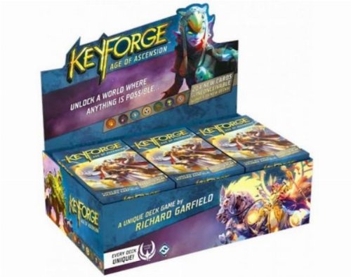 Keyforge: Age of Ascension Deck Display (12
decks)