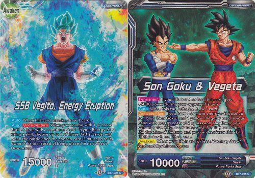Son Goku & Vegeta // SSB Vegito, Energy
Eruption