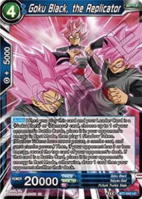 Goku Black, the Replicator