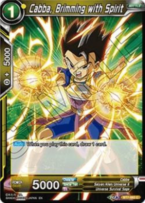 Cabba, Brimming with Spirit