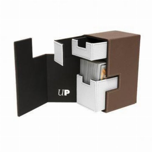 Ultra Pro M2 Deck Box - Brown and
White