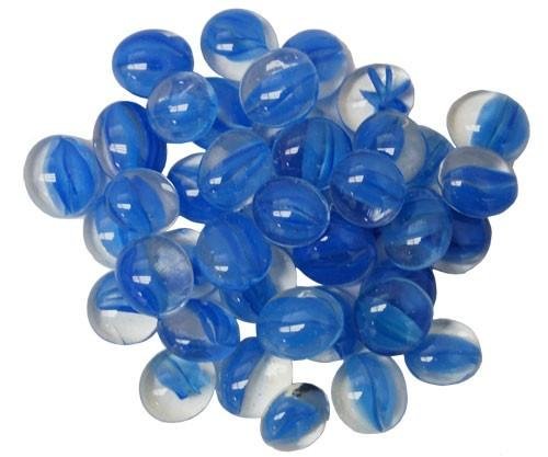 Catseye Dark Blue Glass Stones Tokens
(40)