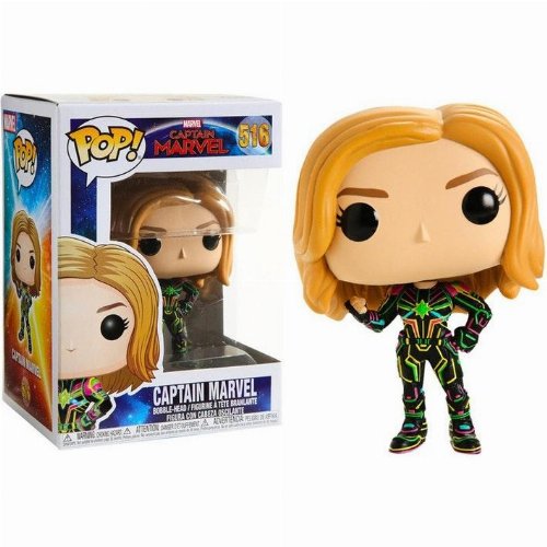 Figure Funko POP! Avengers: Endgame - Captain
Marvel with Neon Suit #516