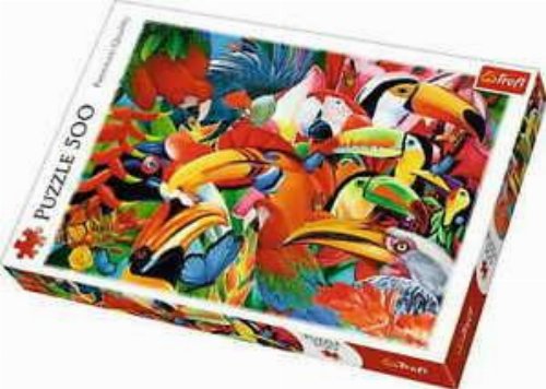 Παζλ 500 κομμάτια - Colourful Birds