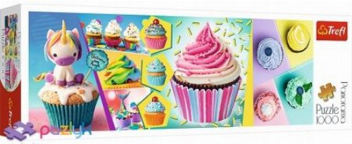 Puzzle 1000 Pieces - Panorama Colourful
Cupcakes