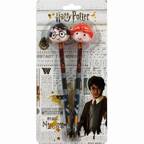 Σετ Μολύβια Harry Potter - 2-Pack Pencil with Eraser
Toppers