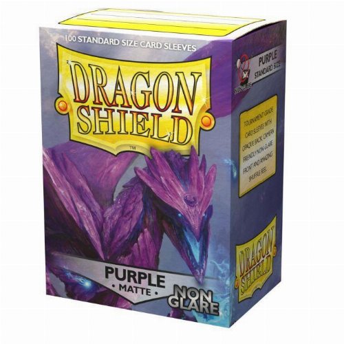 Dragon Shield Sleeves Standard Size - Non Glare
Matte Purple (100 Sleeves)
