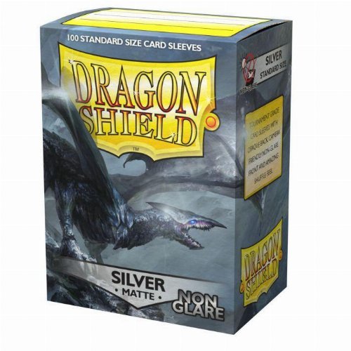 Dragon Shield Sleeves Standard Size - Non Glare Matte
Silver (100 Sleeves)