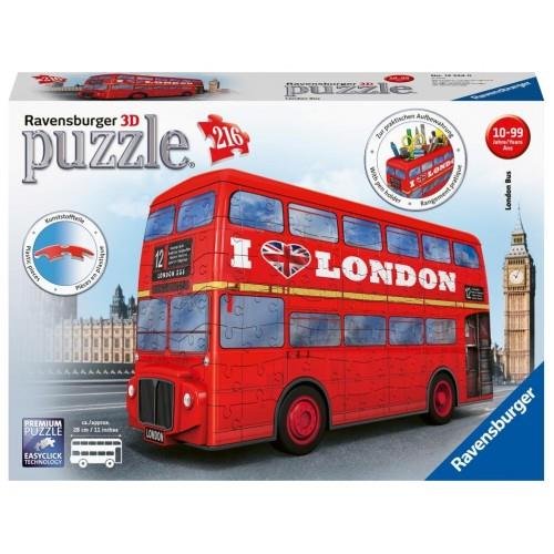 Puzzle 3D 216 pieces - London
Bus