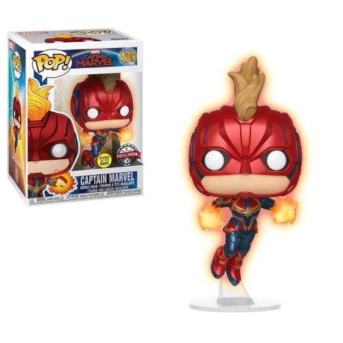 Φιγούρα Funko POP! Marvel - Captain Marvel (GITD) #433
(Exclusive)