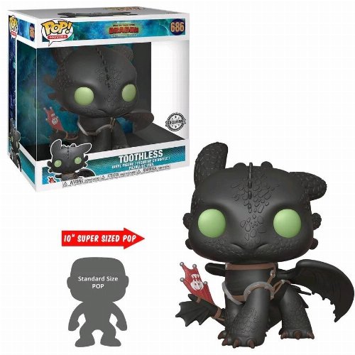 Φιγούρα Funko POP! How To Train Your Dragon 3 -
Toothless #686 Supersized (Exclusive)