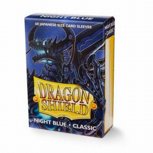 Dragon Shield Sleeves Japanese Small Size -
Night Blue (60 Sleeves)