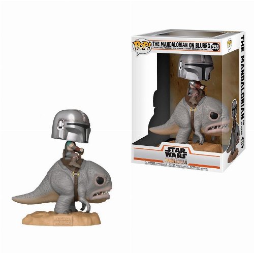 Figure Funko POP! Deluxe: The Mandalorian - The
Mandalorian on Blurrg #358