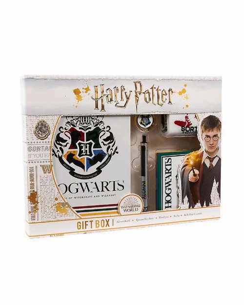Σετ Δώρου Harry Potter - Hogwarts Gift Set (Notebook,
4x Coasters, Pen, Keychain, Socks)