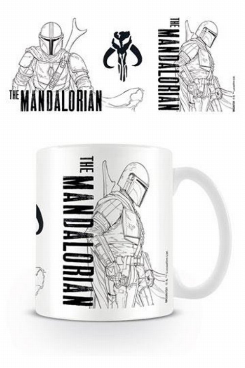 Star Wars: The Mandalorian - Line Art Mug