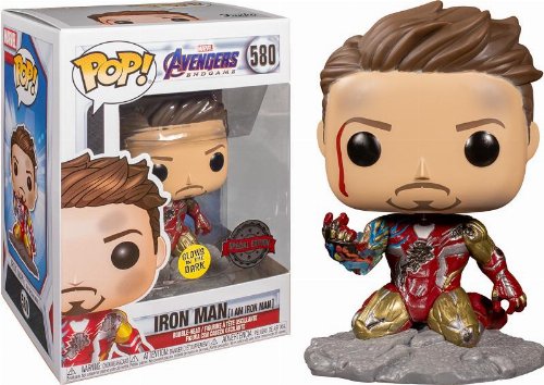 Φιγούρα Funko POP! Avengers: Endgame - Tony Stark (I
am Iron Man) GITD #580 (Exclusive)