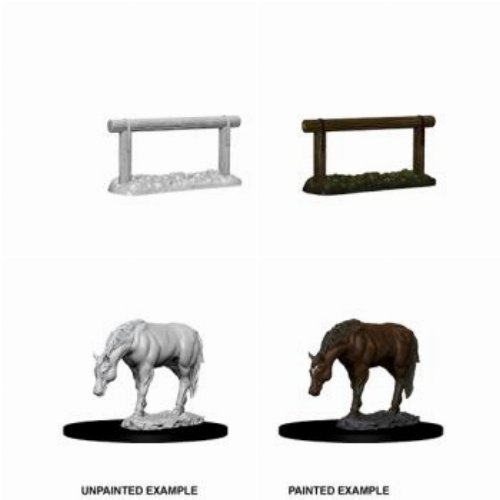 Pathfinder Deep Cuts Miniatures - Horse &
Hitch