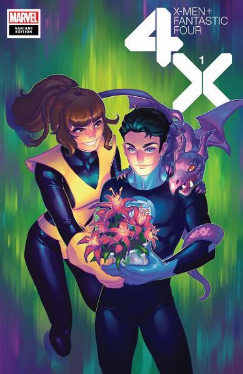 X-Men Fantastic Four #1 (Of 4) Hetrick Flower Variant
Cover