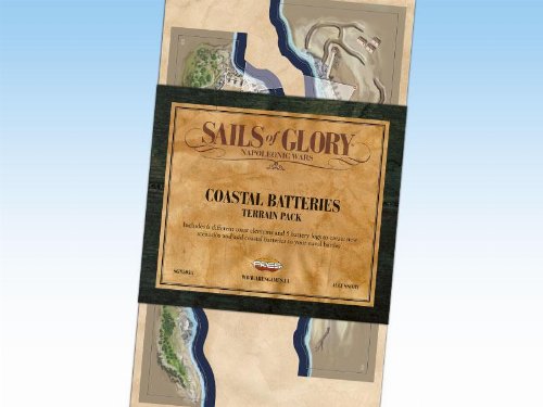 Sails of Glory - Terrain Pack & Coastal
Batteries Accessory