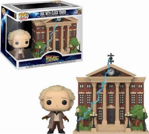Figure Funko POP! Town: Back to the Future - Doc
with Clock Tower #15