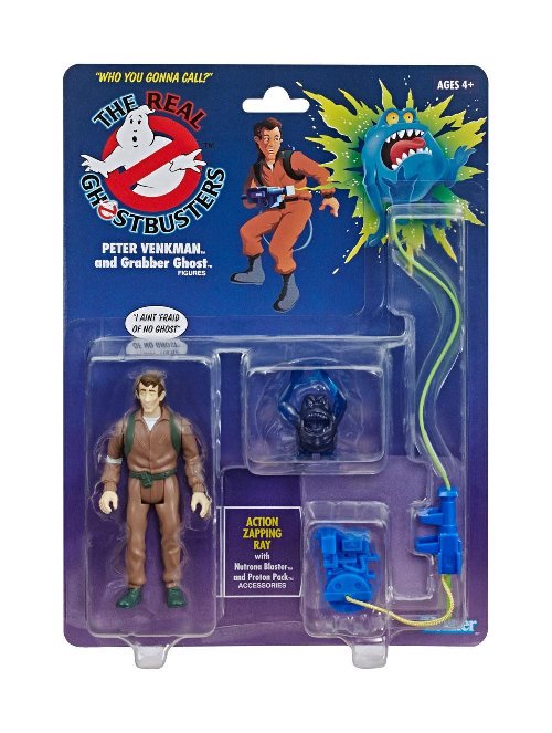 The Ghostbusters: Kenner Series - Peter Venkman and
Grabber Ghost Action Figure (13cm)