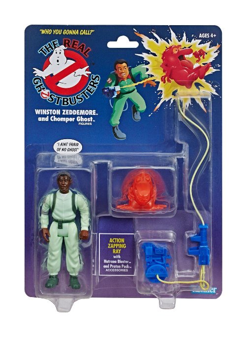 The Ghostbusters: Kenner Series - Winston
Zeddemore and Chomper Ghost Action Figure
(13cm)