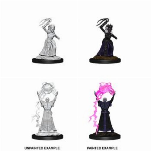 D&D Nolzur's Marvelous Miniatures - Drow Mage
& Drow Priestess