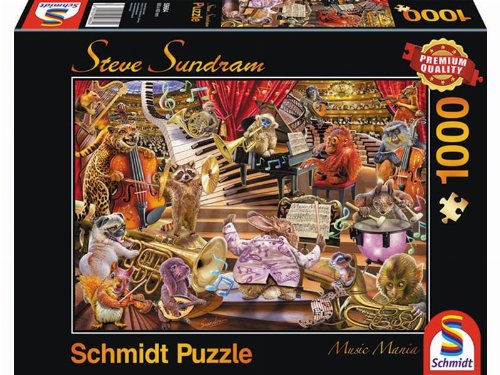 Puzzle 1000 pieces - Music Mania