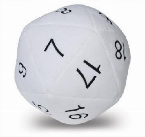 Dungeons and Dragons - White/Black D20 Die Plush
(30cm)
