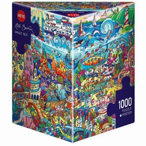 Παζλ 1000 κομμάτια - Μαγική Θάλασσα (Τρίγωνο
Κουτί)